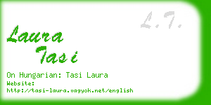 laura tasi business card